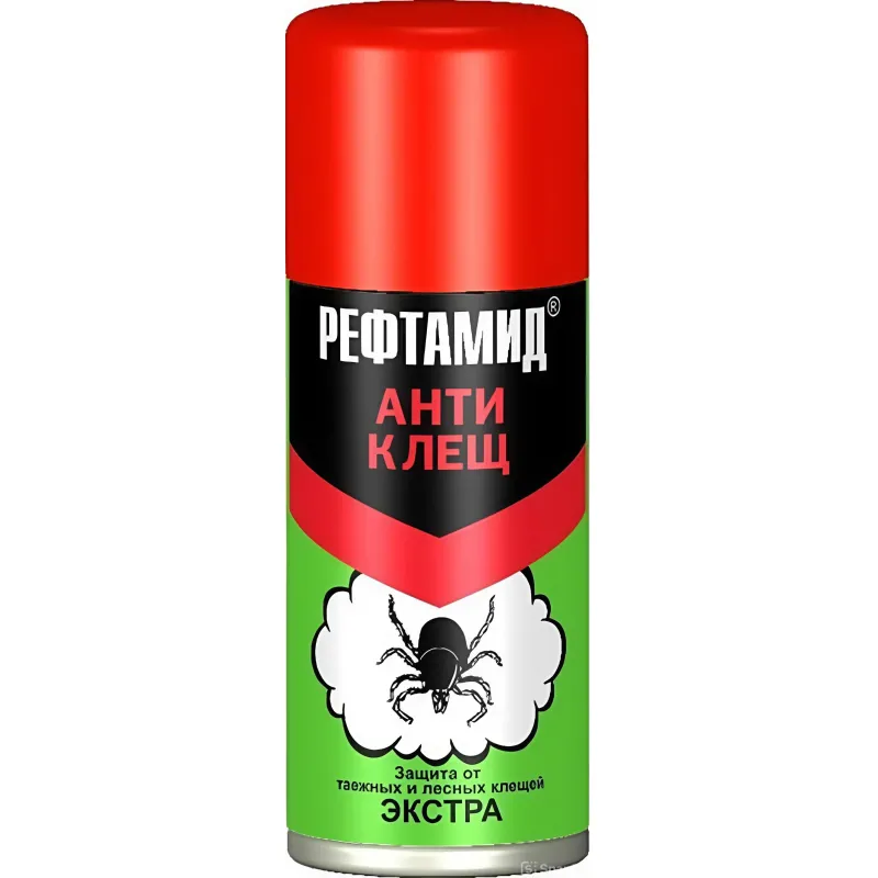 Средство от насекомых Инсектоакарицид Рефтамид Экстра Антиклещ 100 мл - фото 1