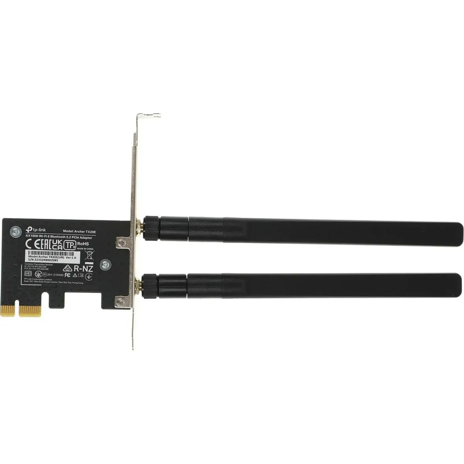 Маршрутизатор TP-LINK Archer TX20E AX1800 Bluetooth 5.2 PCI Express - фото 4