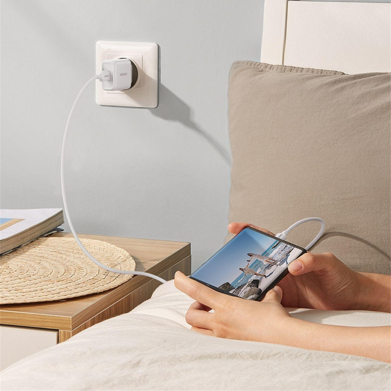 Зарядное устройство UGREEN USB-A QC 3.0 18W Charger CD122 (White) (10133) - фото 3