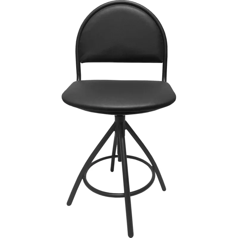 Стул лабораторный КО_EChair 232 PU РС01.00.61Т1 (РС 61Т1/61) к/з чер, винт - фото 2