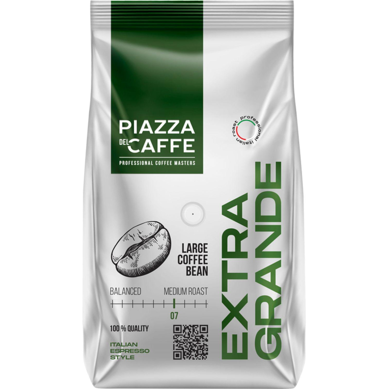 Кофе Piazza del Caffe Extra Grande в зернах 800г., 1871-06 - фото 1