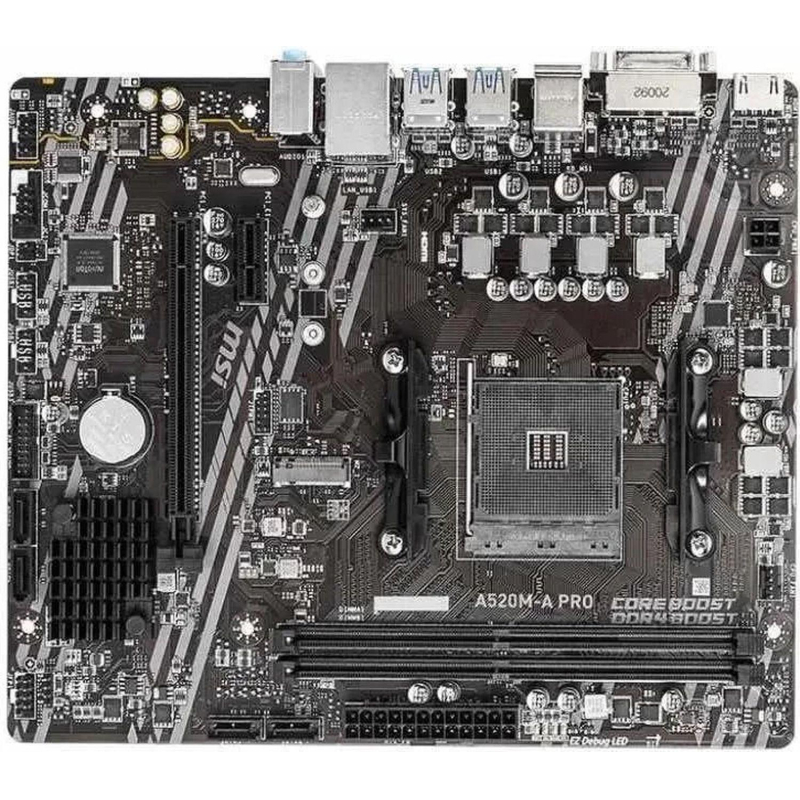 Материнская плата MSI A520M-A PRO(A520M-A PRO) - фото 1