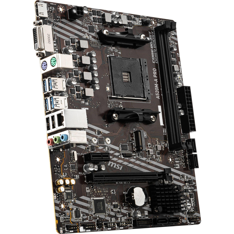 Материнская плата MSI A520M-A PRO(A520M-A PRO) - фото 4