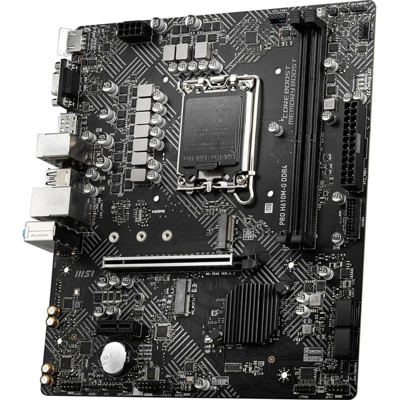 Материнская плата MSI PRO H610M-G DDR4(PRO H610M-G DDR4) - фото 3