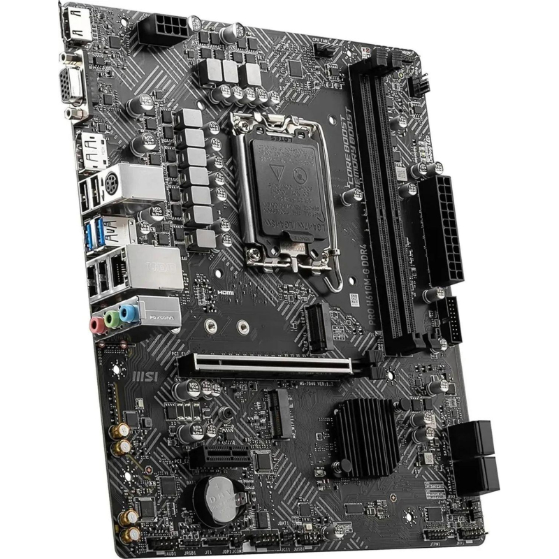 Материнская плата MSI PRO H610M-G DDR4(PRO H610M-G DDR4) - фото 4