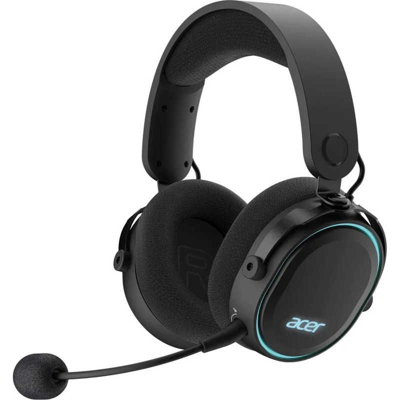Наушники Acer OHR303 с микрофоном черный BT/Radio/3.5mm (ZL.HDSEE.009) - фото 1