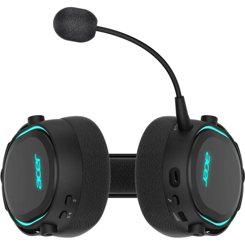 Наушники Acer OHR303 с микрофоном черный BT/Radio/3.5mm (ZL.HDSEE.009) - фото 7