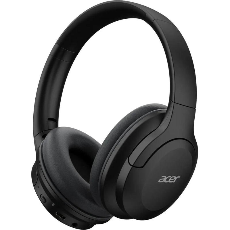 Наушники Acer OHR304 с микрофоном черный BT (ZL.HDSEE.00B) - фото 1