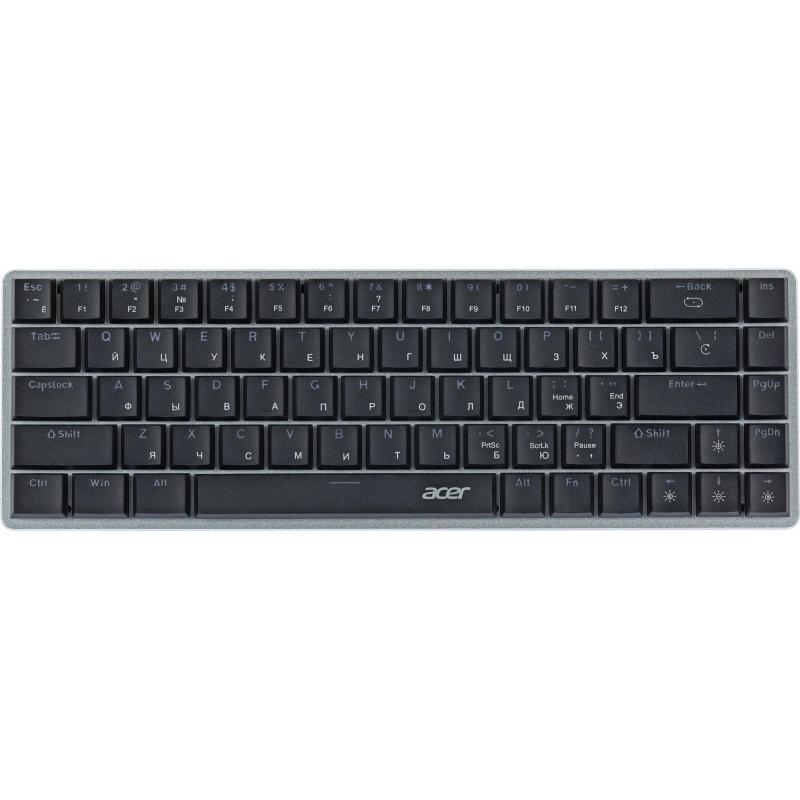 Клавиатура Acer OKW302 механичес. серебр. USB for gamer LED (ZL.KBDCC.01C) - фото 11