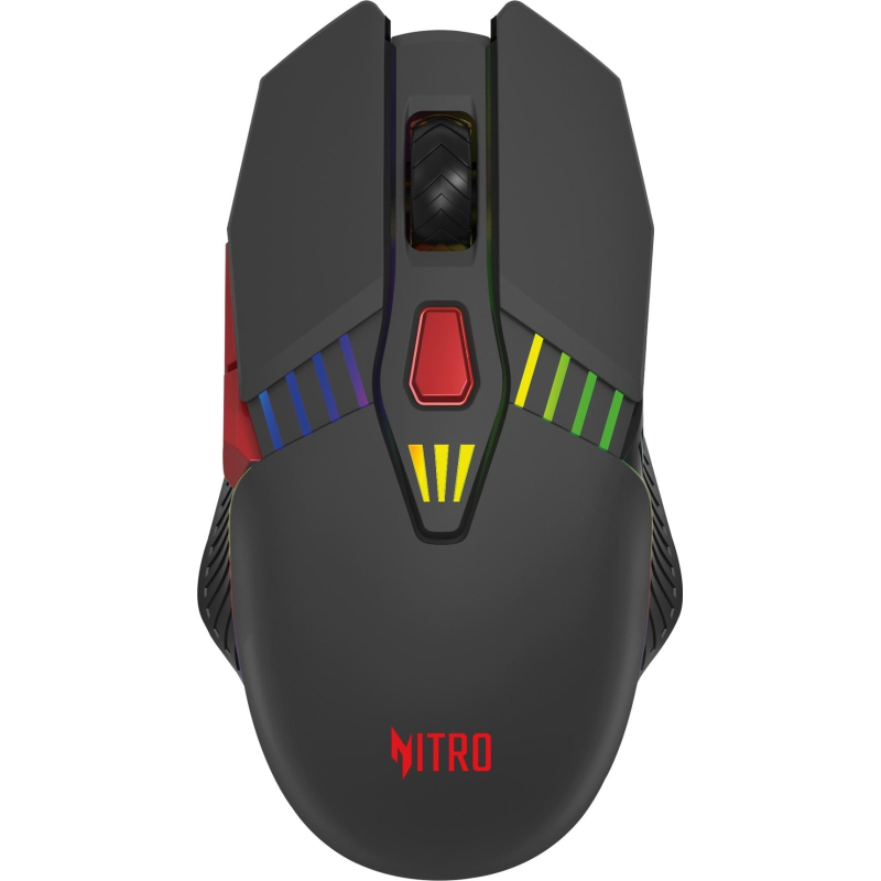 Мышь компьютерная Acer Nitro OMR305 черн. оптичес.3200dpi/6but BT/Radio USB - фото 1