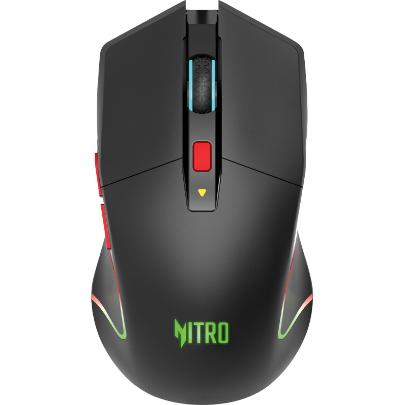 Мышь компьютерная Acer Nitro OMR304 черн. оптичес.3200dpi/6but WLS USB - фото 1