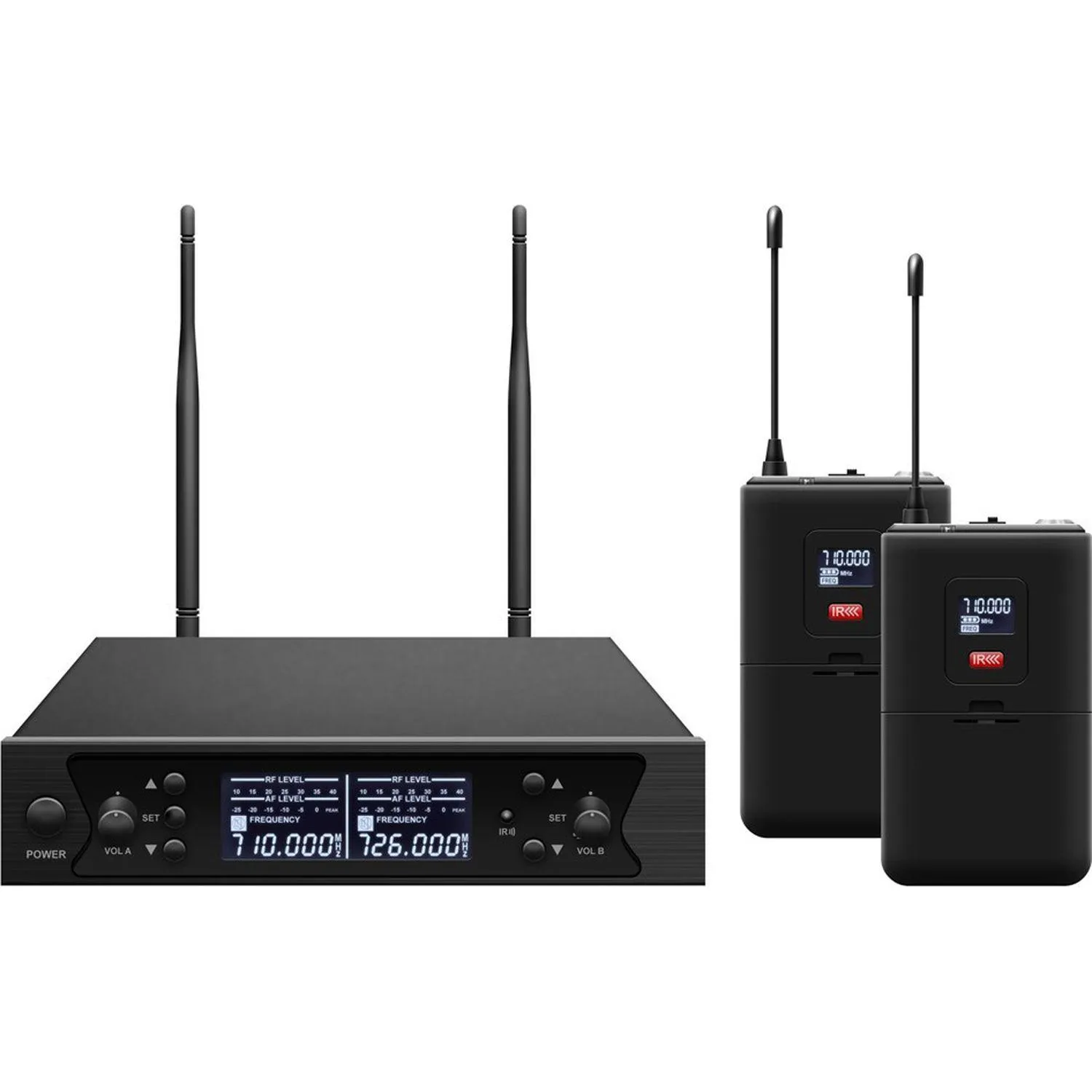 Радиосистема Axelvox DWS7000HT (LT Bundle), 2-х кан (2 петл + 2 гол мкф) - фото 1