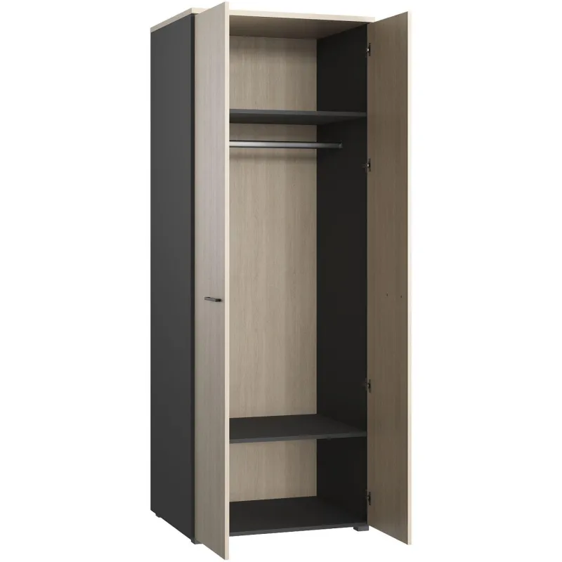 Корпус гардероба К-Loft 241H002 выс.2106 дуб скандин./графит - фото 4