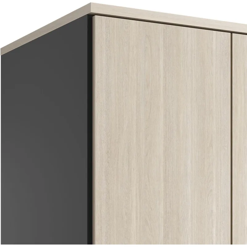 Корпус гардероба К-Loft 241H002 выс.2106 дуб скандин./графит - фото 6