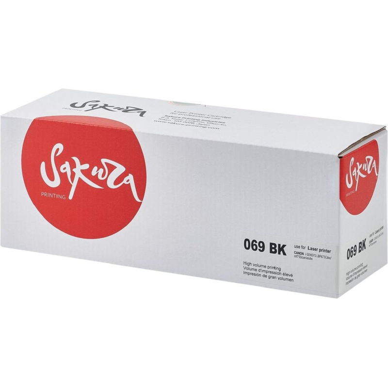 Картридж лазерный Sakura 069BK чер. для Canon LBP673Cdw/MF752Cdw/MF754Cdw - фото 1