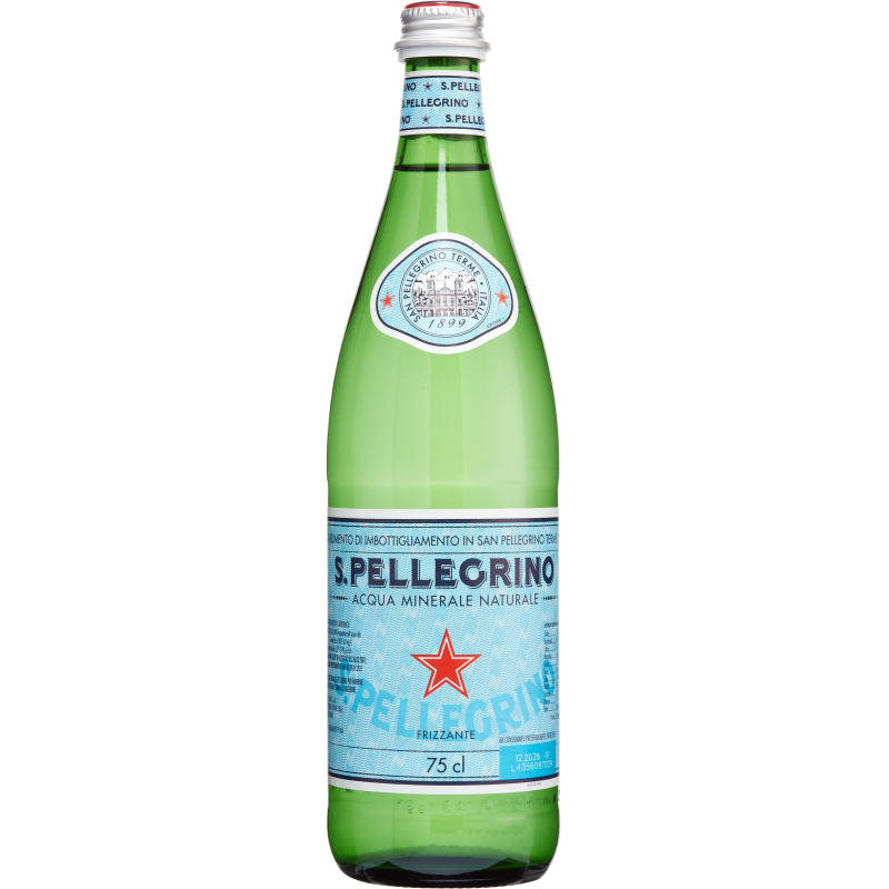 Вода минеральная San Pellegrino питьевая газ стекло, 0,75 л - фото 2