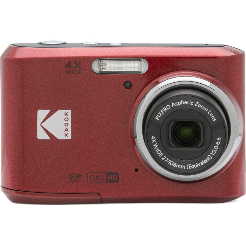 Фотоаппарат Kodak FZ45 Red, 4-х кратный опт зум, 16Мп, питание АА - фото 1