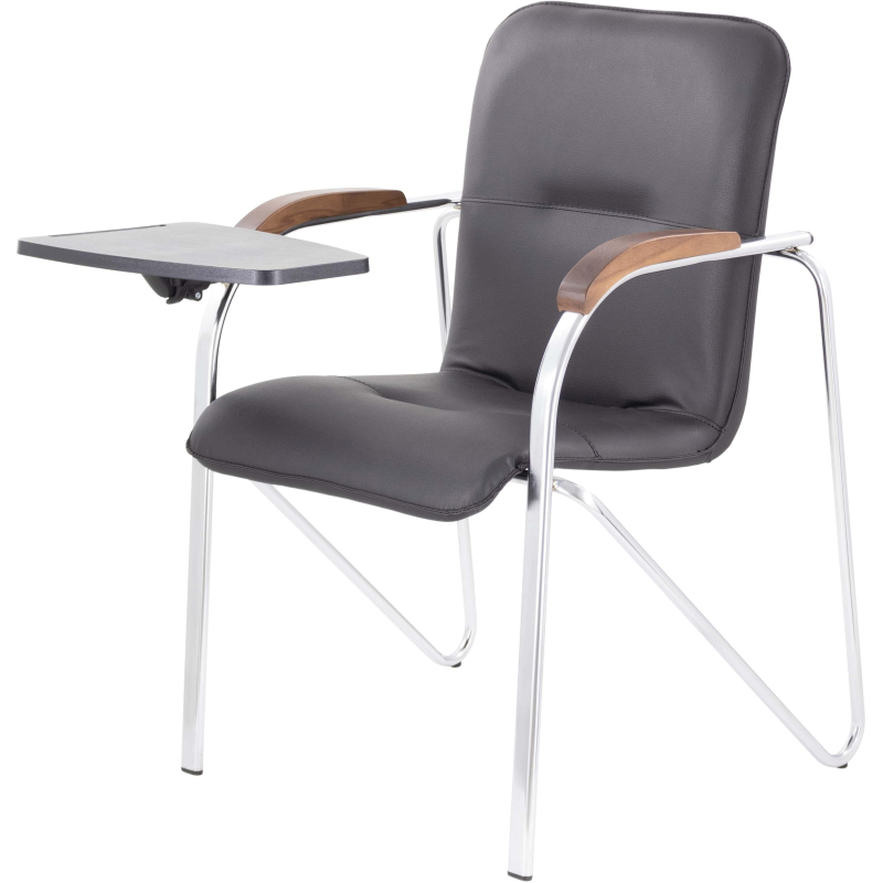 Конференц-кресло UP_EChair SAMBA(Самба) BOX СН Д8 Z11 (черный) со столиком - фото 1