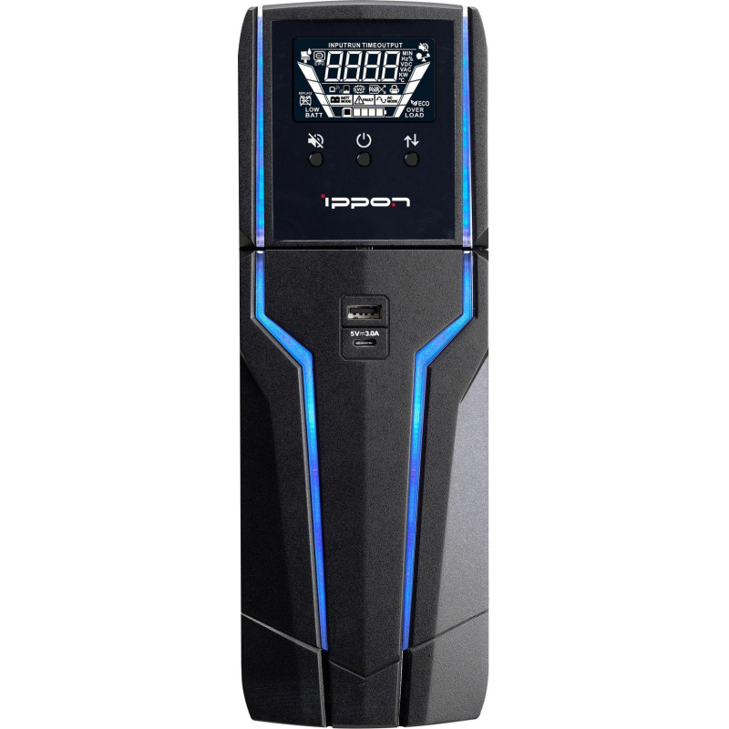ИБП Ippon Game Power Pro 1000 600Вт 1000ВА черный (1908308) - фото 1