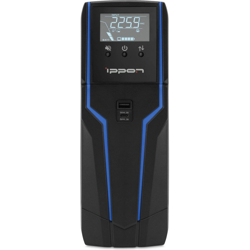 ИБП Ippon Game Power Pro 1500 900Вт 1500ВА черный (1908312) - фото 1