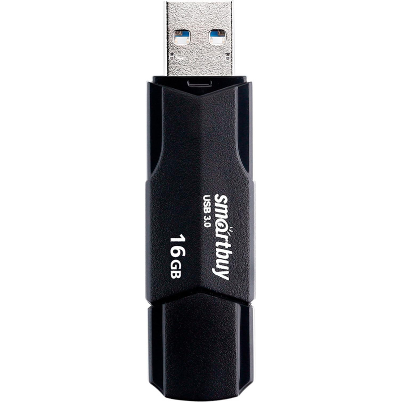 Флеш-память Smartbuy UFD 3.0/3.1 16GB CLUE Black (SB16GBCLU-K3) - фото 2