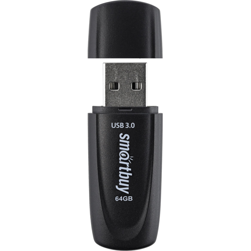 Флеш-память Smartbuy UFD 3.0/3.1 64GB Scout Black (SB064GB3SCK) - фото 4
