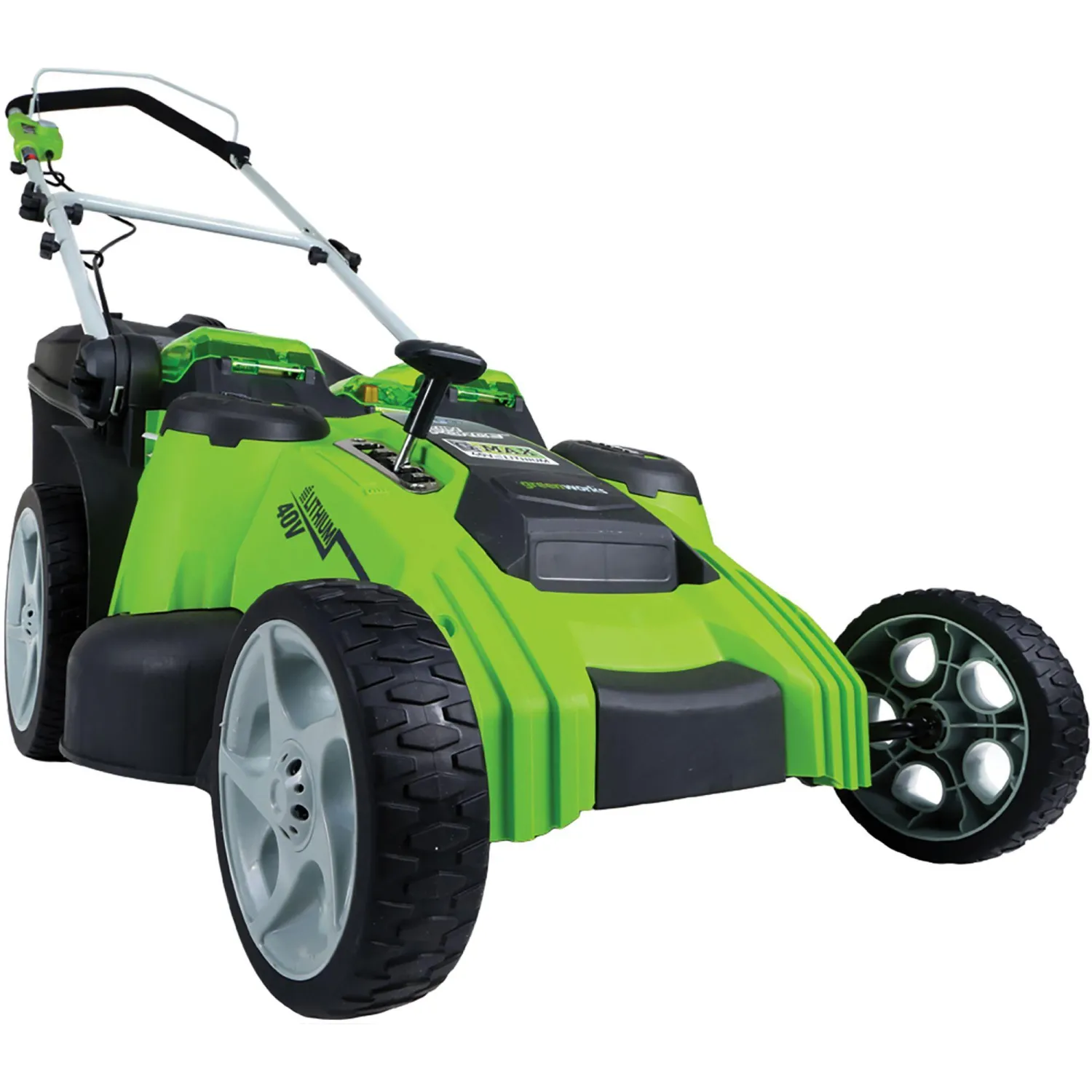 Газонокосилка аккумуляторная Greenworks TwinForce, 40V, 49 см 2500207VB - фото 7