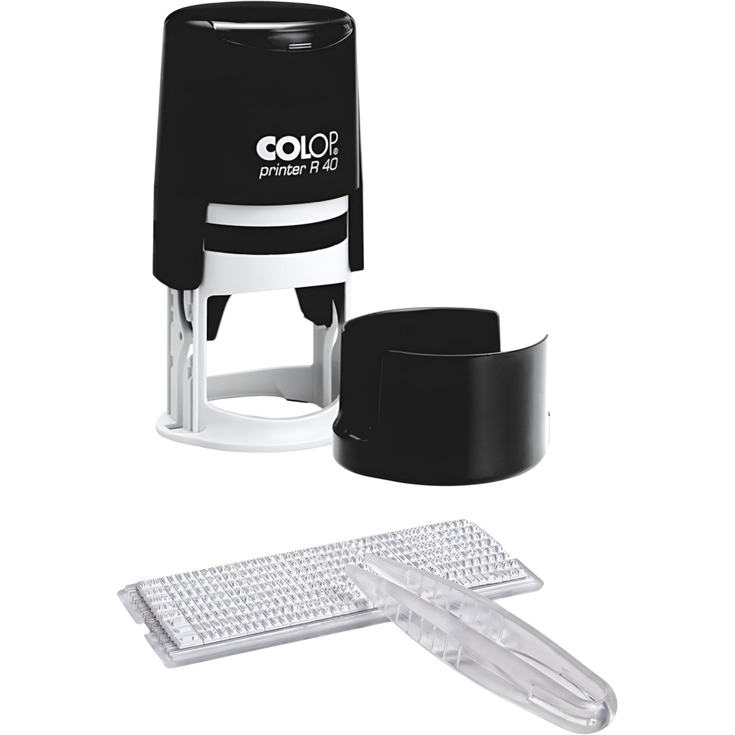 Печать самонаборная круглая 2 круга d40мм R40/2(аналог 46040/2) Colop - фото 2