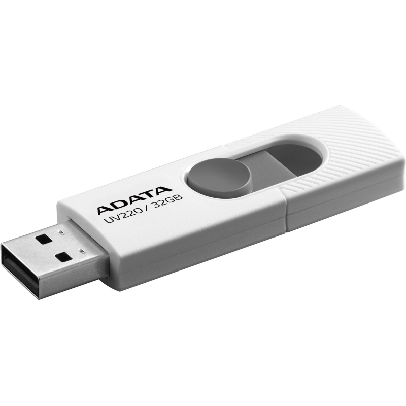 Флеш-память ADATA 32GB AUV220-32G-RWHGY WHITE - фото 2