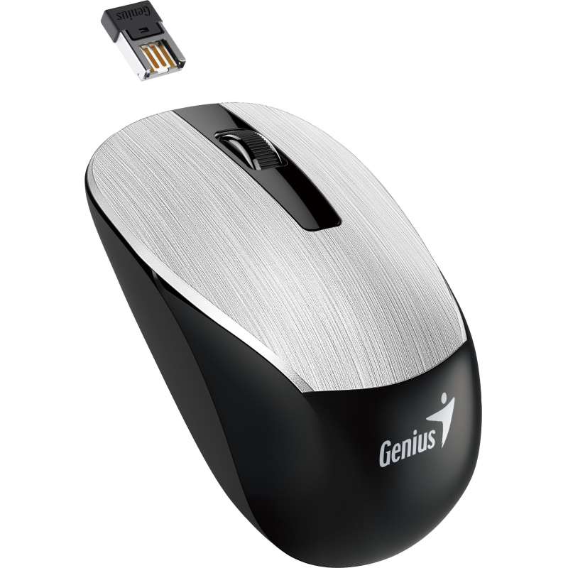 Мышь компьютерная Genius NX-7015, беспроводная железно-серый - фото 2