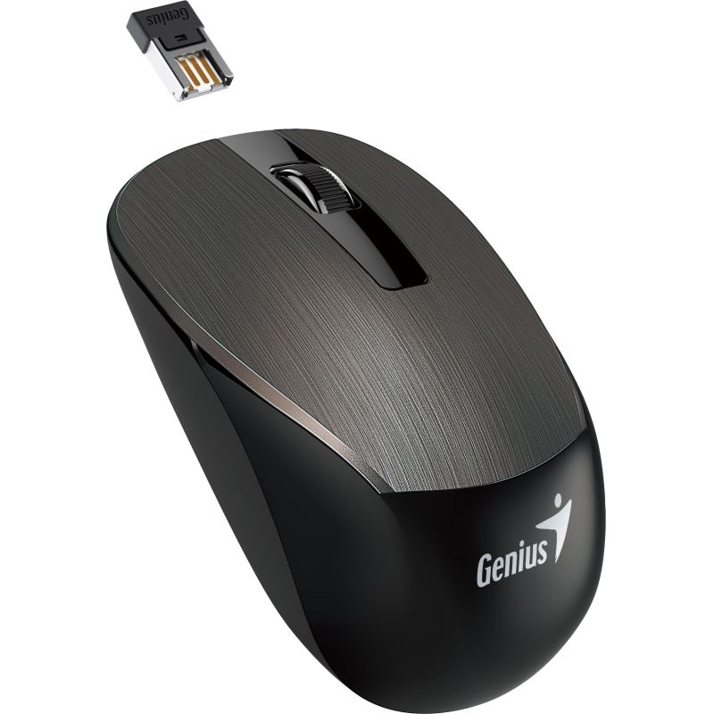 Мышь компьютерная Genius NX-7015, беспроводная, шоколадный - фото 2