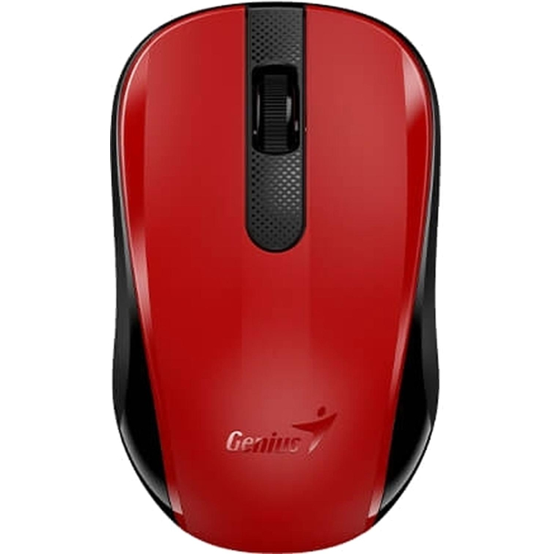 Мышь компьютерная Genius NX-8008S, беспроводная бесшумная, красный - фото 2