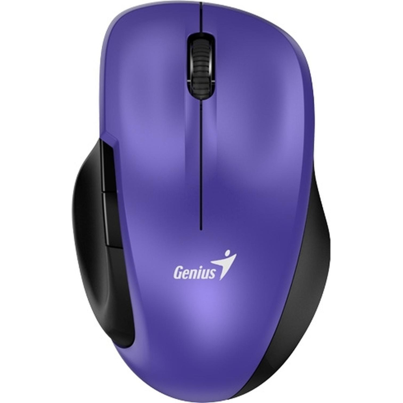Мышь компьютерная Genius Ergo 8200S, беспроводная бесшумная, фиолетовый - фото 1