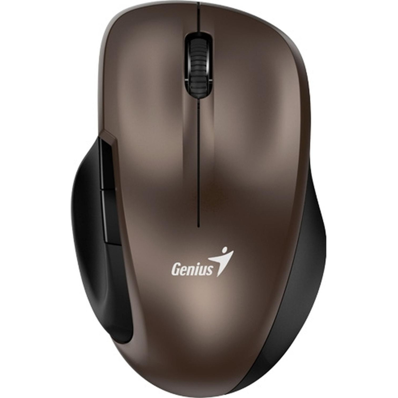 Мышь компьютерная Genius Ergo 8200S, беспроводная бесшумная, шоколадный - фото 1