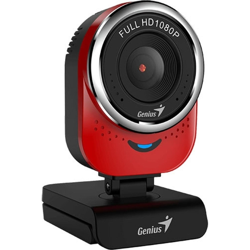 Веб-камера GENIUS FULL HD 1080P QCam 6000, красный - фото 1