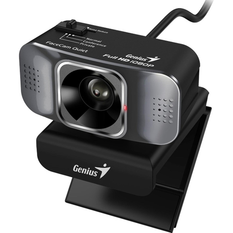Веб-камера GENIUS FaceCam Quiet, черно-серый - фото 4