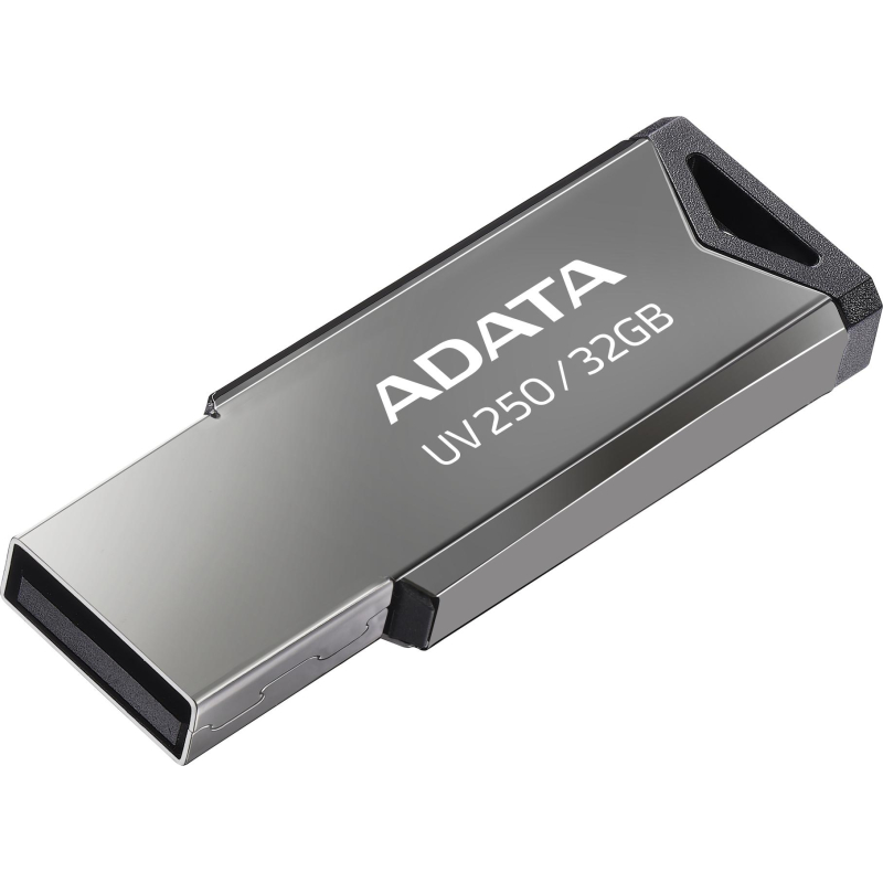 Флеш-память ADATA 32GB AUV250-32G-RBK SILVER - фото 2