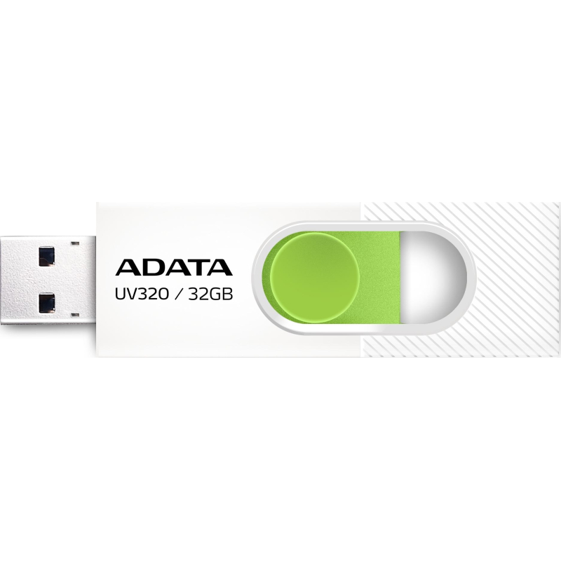 Флеш-память ADATA 32GB AUV320-32G-RWHGN WH\GR - фото 1