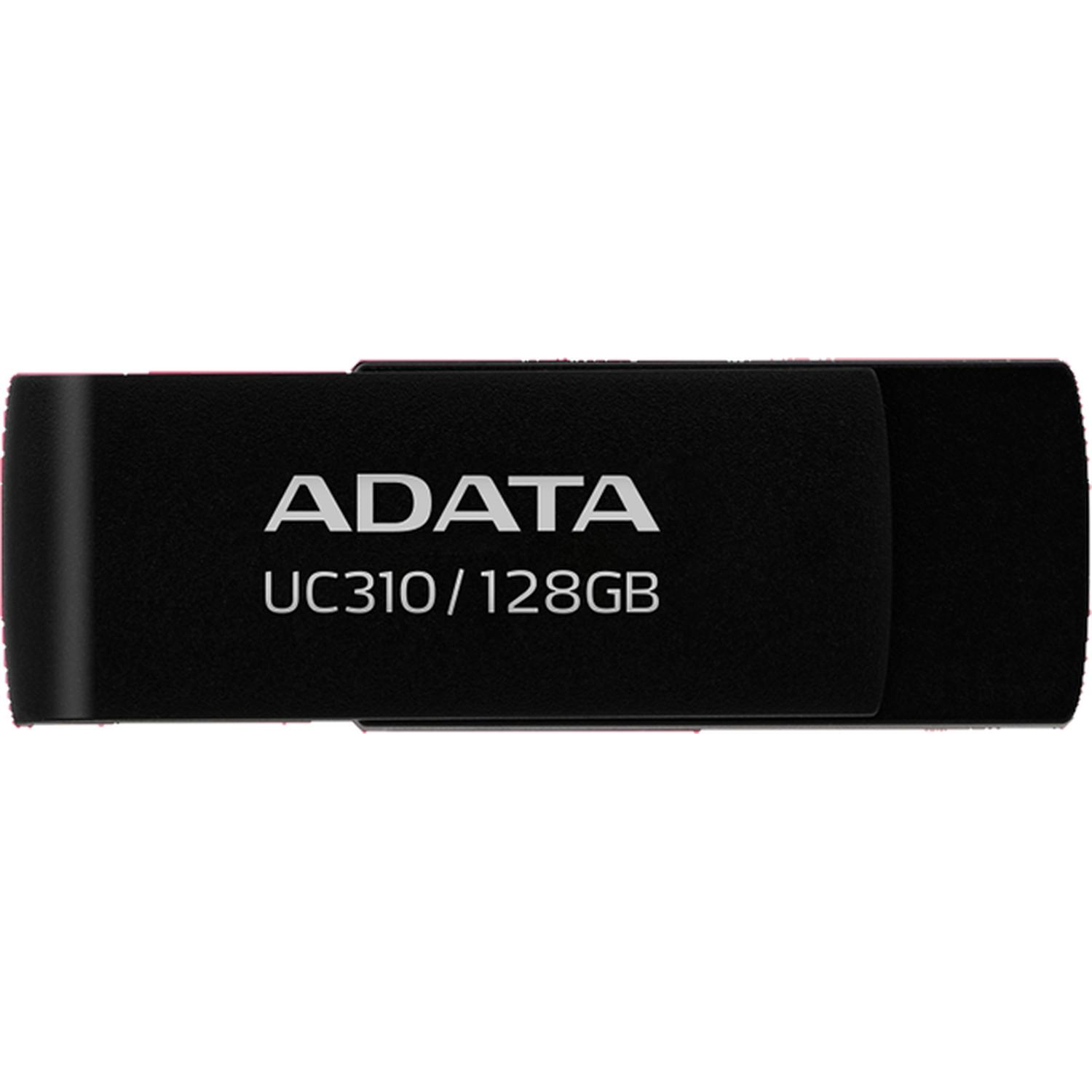 Флеш-память ADATA 128GB UC310-128G-RBK BLACK\GR - фото 1