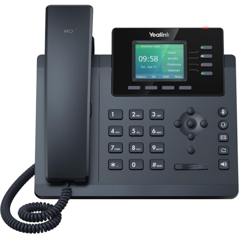 IP-телефон Yealink SIP-T34W, 4акк, USB, цв.экран, PoE, GigE Wi-Fi 2.4/5ГГц - фото 1