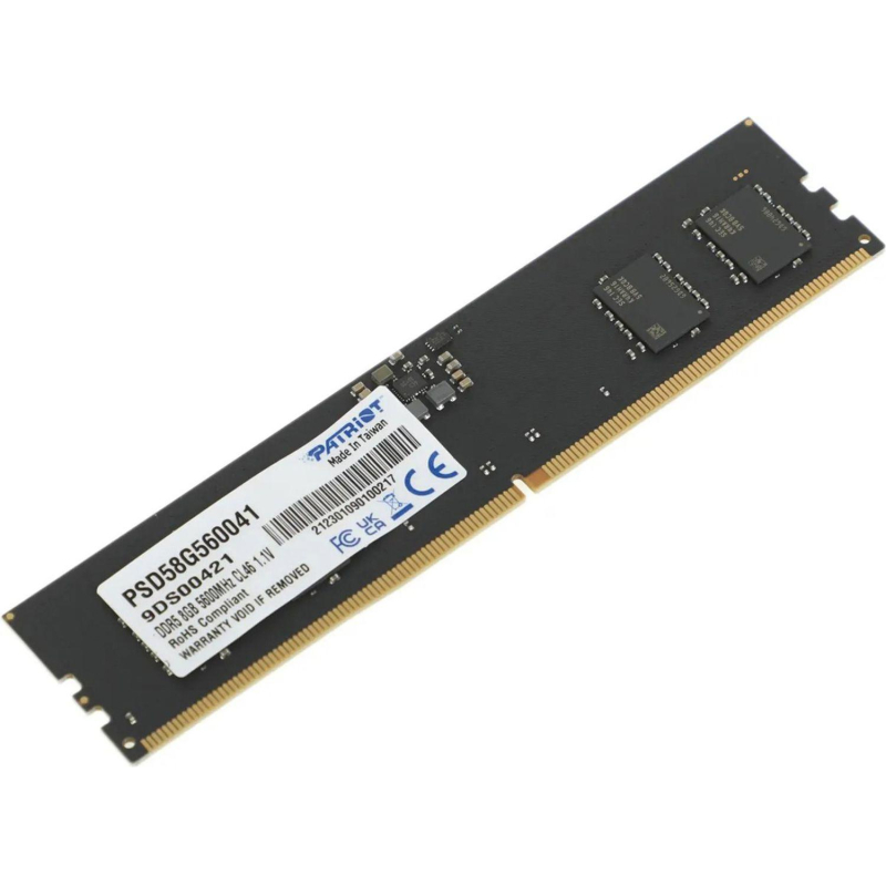 Модуль памяти Patriot DDR5 8GB DIMM (PSD58G560041) 5600MHz - фото 1