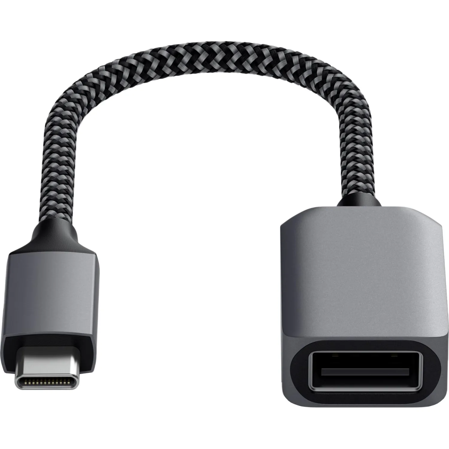 Кабель адаптер Satechi USB-C to USB 3.0. Цвет серый космос - фото 2