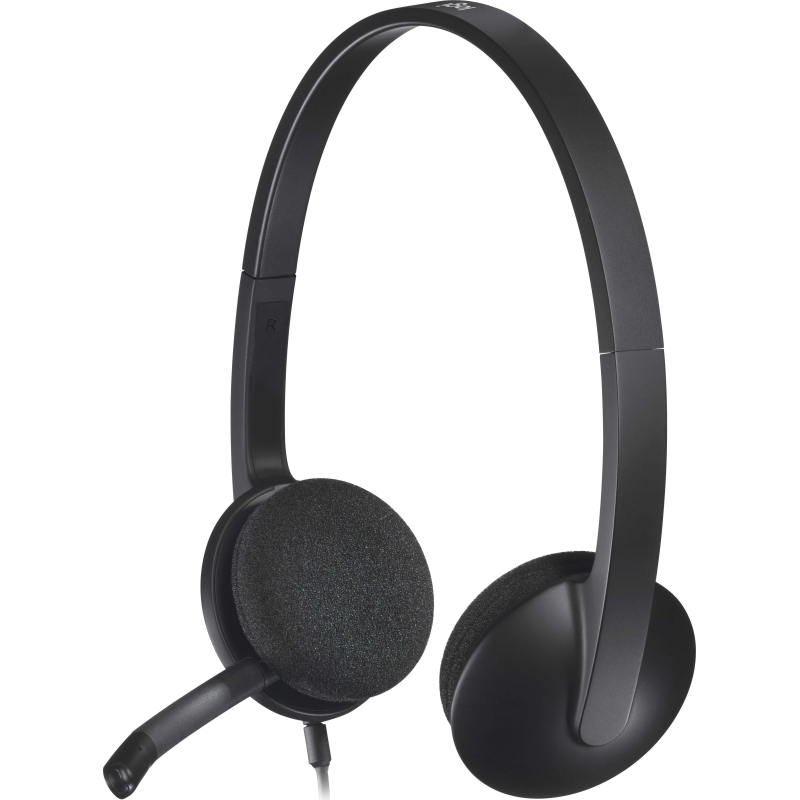 Гарнитура Logitech Headset H340 (981-000509), проводная - фото 1