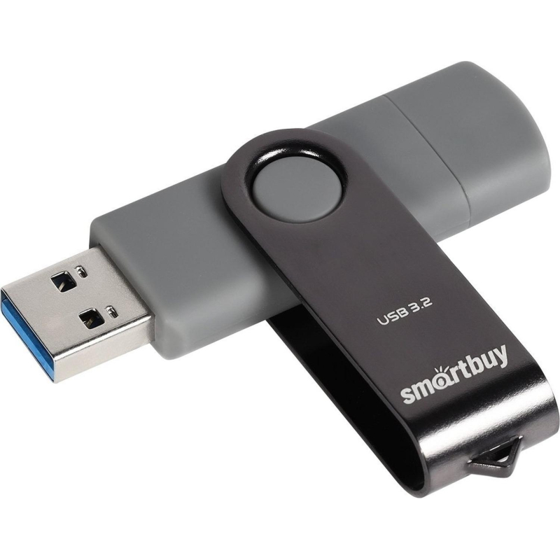 Флеш-память Smartbuy UFD 3.0/3.1 064GB Type-C/Type-A (SB064GB3DUOTWK) - фото 2