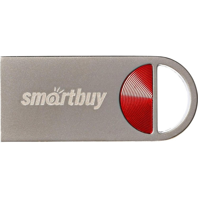 Флеш-память Smartbuy UFD 2.0 064GB MC8 Metal Red (SB064GBMC8) - фото 1