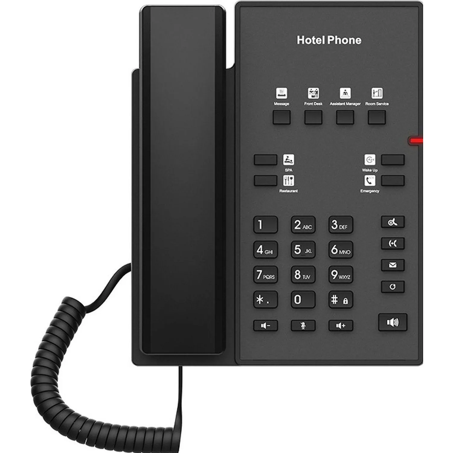 IP-телефон Fanvil H1, 1xE10/100 HD Voice, 8 DSS Keys, PoE, PSU - фото 2