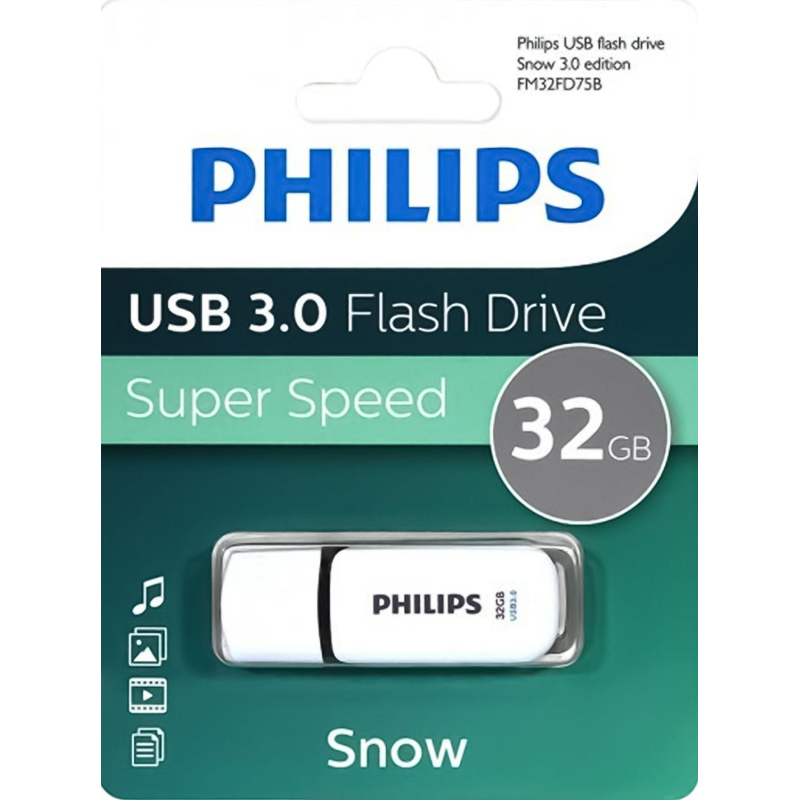Флеш-память PPHILIPS SNOW3.0 32GB, USB 3.0 - фото 3