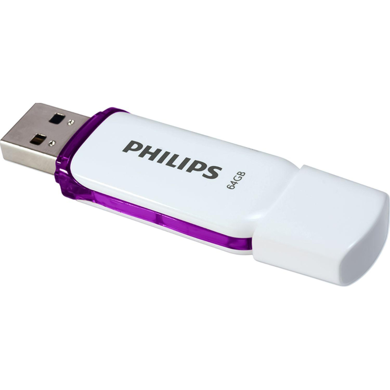 Флеш-память PHILIPS SNOW2.0 64GB, USB 2.0 - фото 2