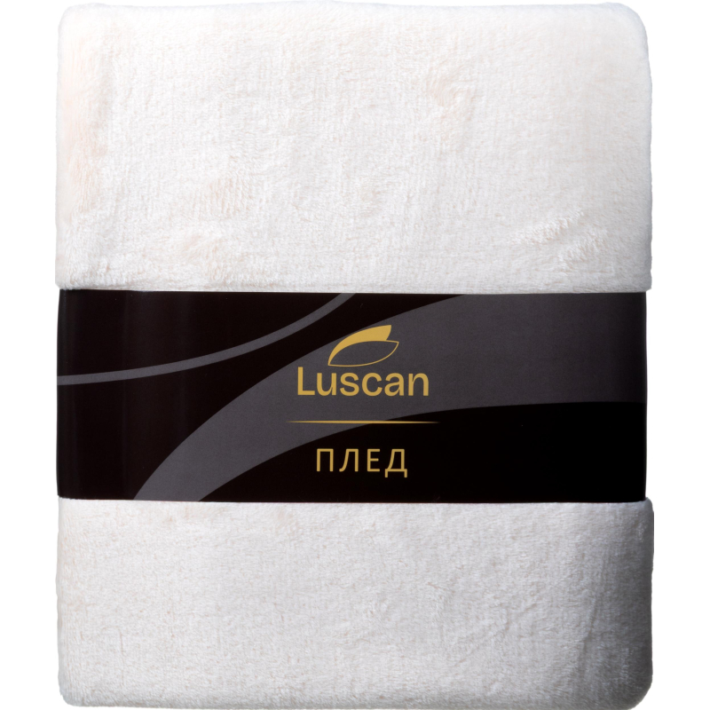 Плед микрофибра Luscan, бежевый 150x200 - фото 6