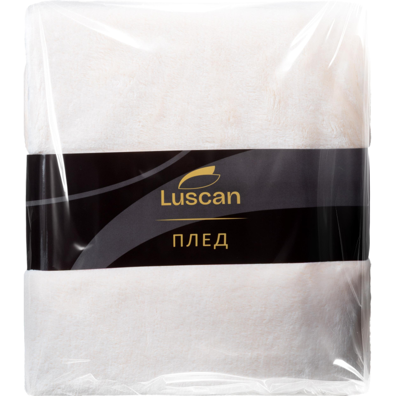 Плед микрофибра Luscan, бежевый 200х220 - фото 5